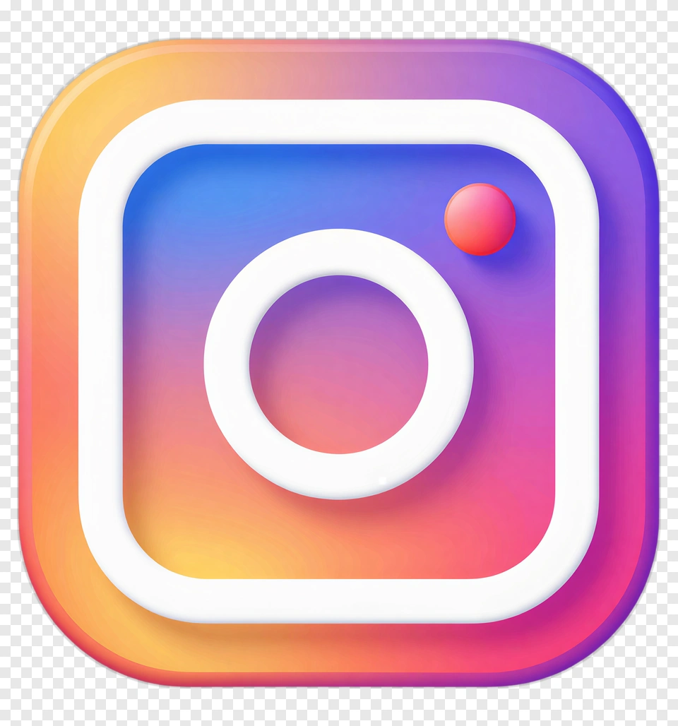 Instagram Logo With Gradient Colors PNG